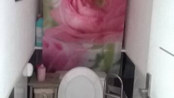 Hair dryer, toilet paper