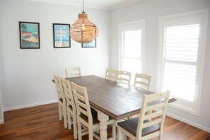 Dining - Bells On Frome - Coastal shutters, wood fire and the coastal charm. (Robe)