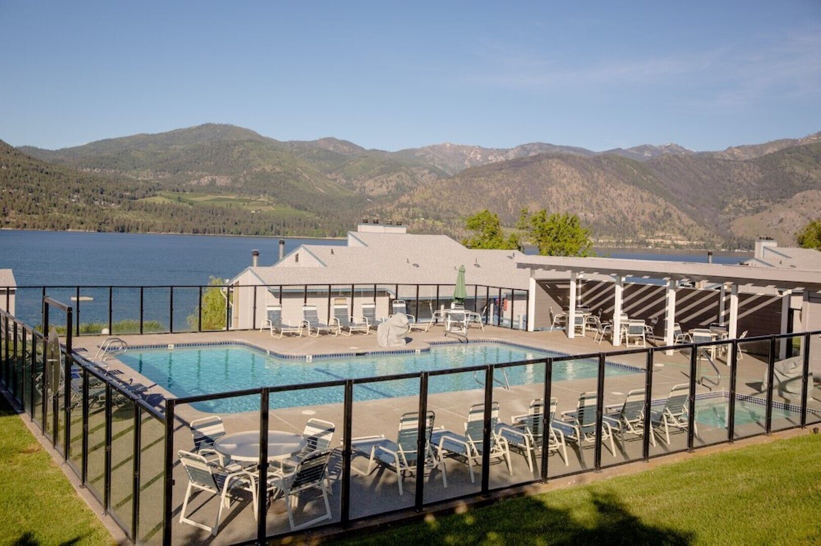 Indoor pool, outdoor pool