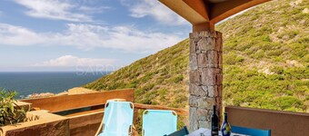 Villetta Rosada:  seaview and a shared pool