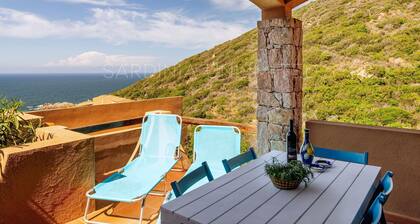 Villetta Rosada: seaview and a shared pool