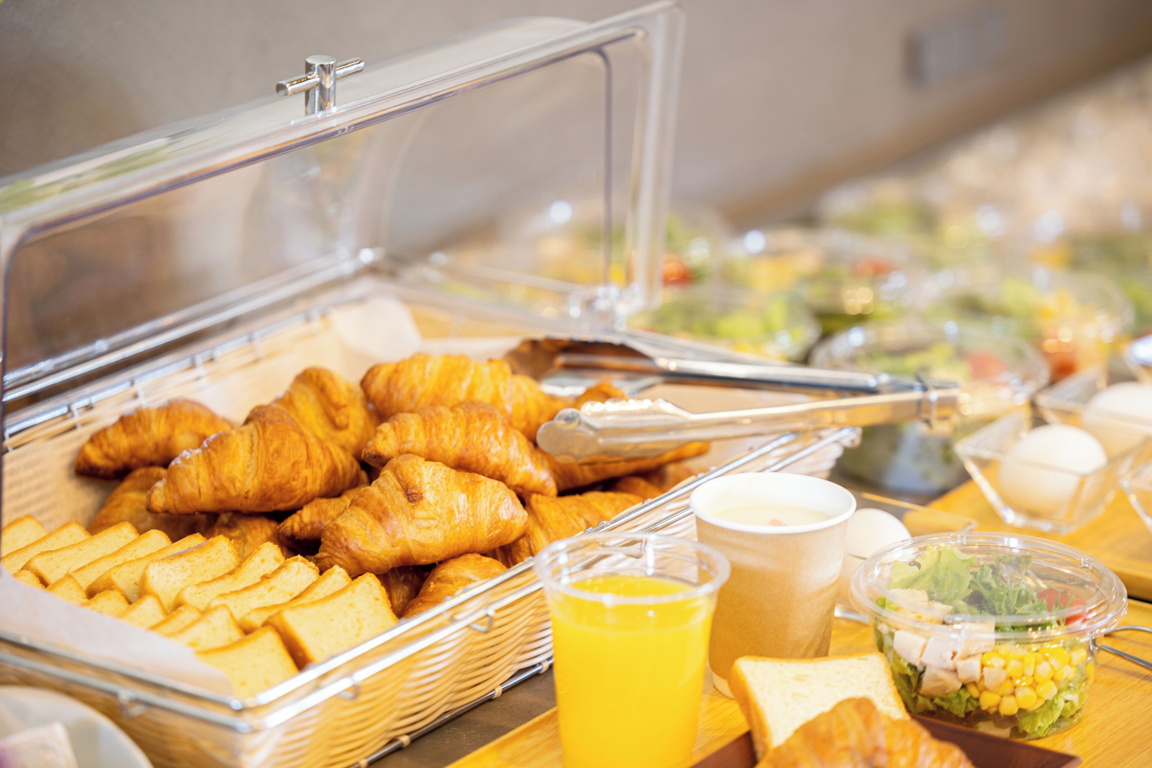 Café da manhã com buffet todos os dias (JPY 1800 por pessoa) 
