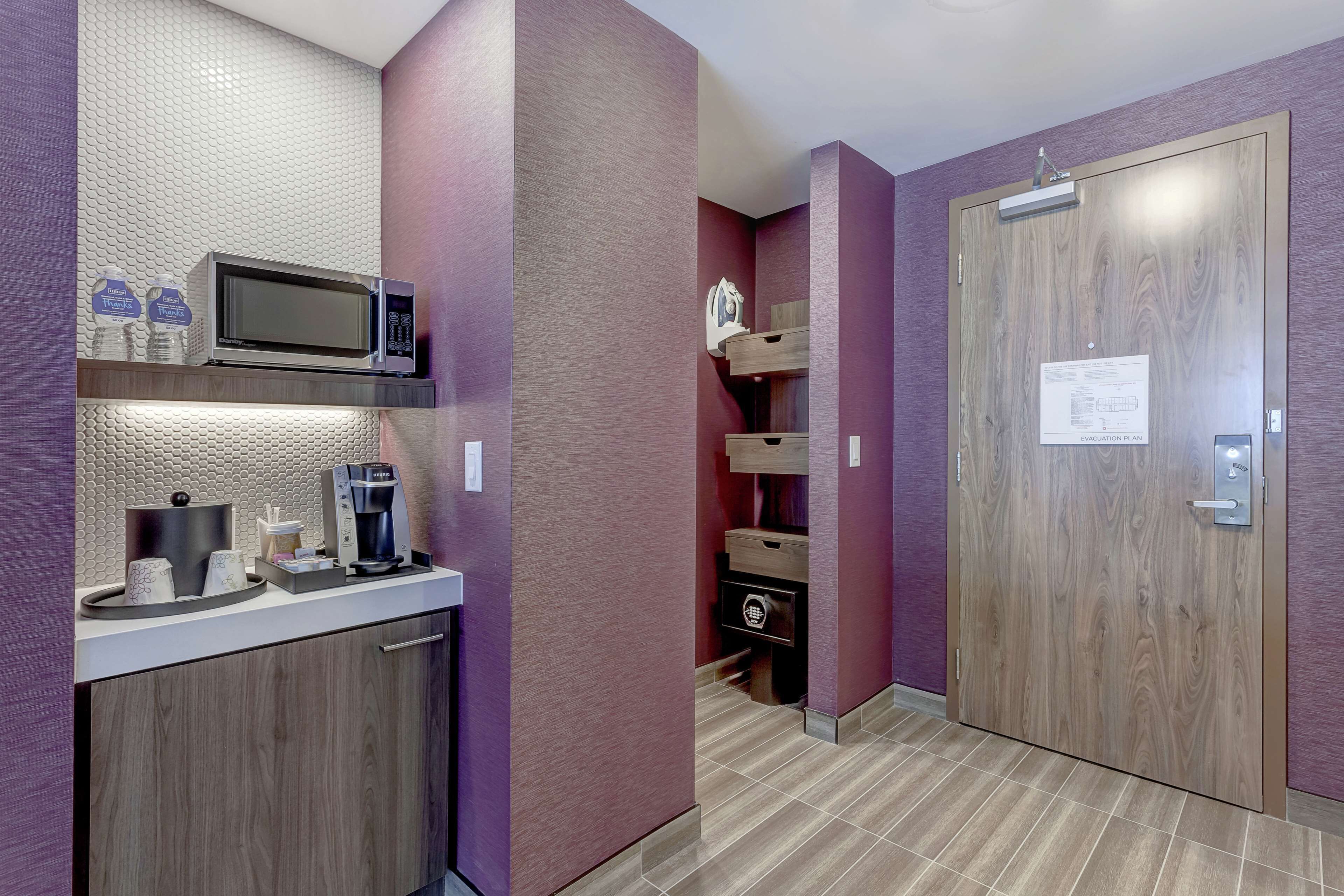 in-room safe, desk, blackout curtains, soundproofing