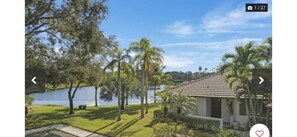 Exterior - Waterfront Lake @PGA NATIONAL 2B2bath Club Cottage with Wine Basket (Palm Beach Gardens)