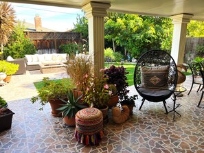 Terrace/patio - Entire Garden House in Prime SanJose, Campbell Area (San Jose)