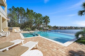 A heated pool - Aqua Tranquility - Waterfront with Pool in Destiny East (Destin)