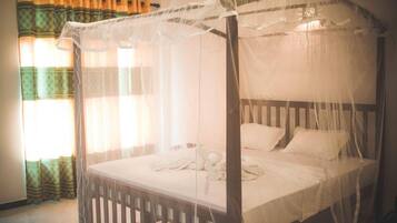 2 bedrooms, in-room safe, blackout curtains, soundproofing