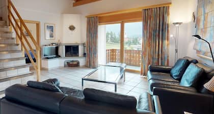 Authentisch schönes Ferienhaus im Engadinerstil.