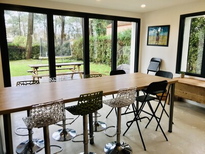 Charming house with private garden and very close to the beach!