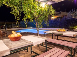 Outdoor dining - Comfortable apartment with one bedroom B1 (Zaton)