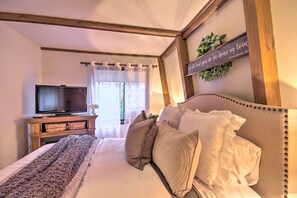 1 chambre, fer et planche à repasser, accès Internet, draps fournis