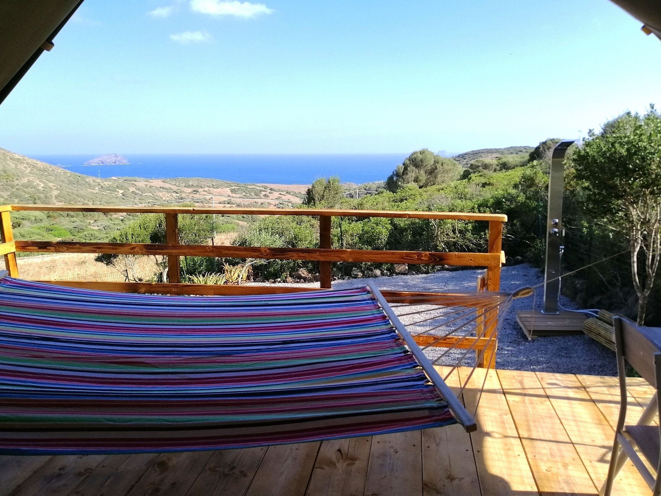 Deluxe Tent, Kitchenette, Sea View | Terrace/patio