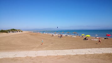 On the beach