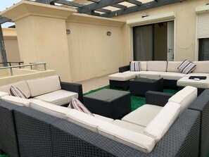 Luxury Studio, 1 Double Bed | Terrace/patio - Marassi North Coast Studio Catania (El Alamein)