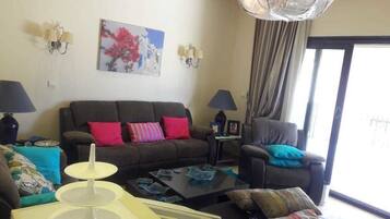 Villa, 6 Bedrooms, Private Pool | Living area | Flat-screen TV