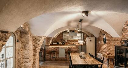 Rustic stone villa with private heated pool near Crikvenica