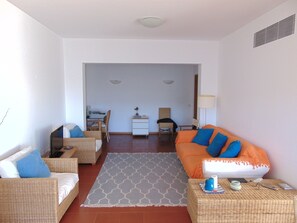 TV, DVD player, stereo