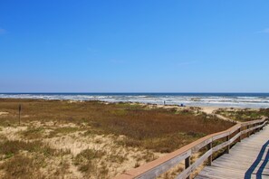 Sun loungers, beach towels