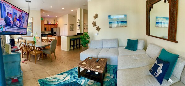 Smart TV, video games, DVD player, books