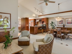 Interior - Four Seasons Resort Hualalai at 4th Fairway, Ocean View with 2 Golf Carts (Kailua-Kona)