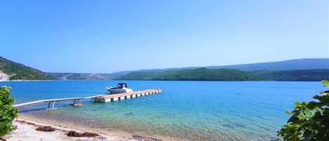 Beach nearby, sun-loungers