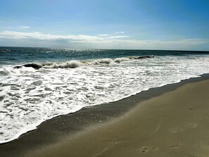 En la playa 