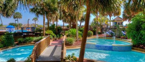 Indoor pool, outdoor pool