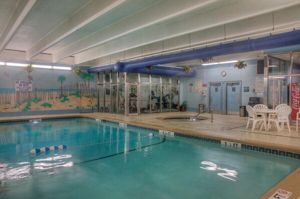 Indoor pool, outdoor pool