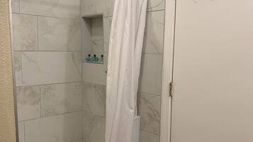 Hair dryer, towels