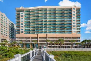 Exterior - Large Tropical Oceanfront Condo, Outdoor Pools | Crescent Keyes - 1104 (North Myrtle Beach)