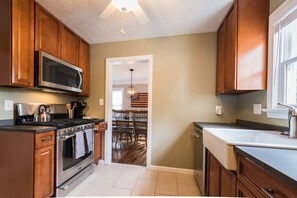 Fridge, microwave, oven, dishwasher - Completely Remodeled Exterior And Interior - We're Ready To Host You !  (Cleveland Heights)