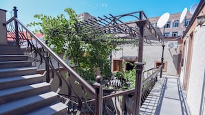Uitzicht vanaf balkon