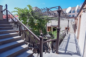 Udsigt fra balkon