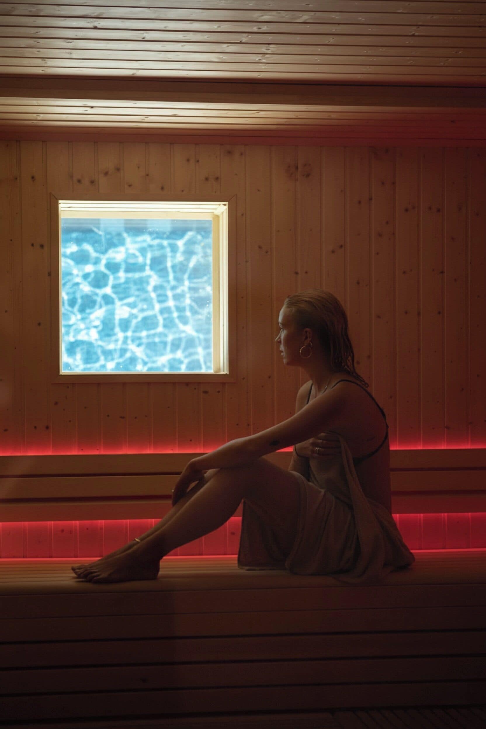 Sauna, steam room