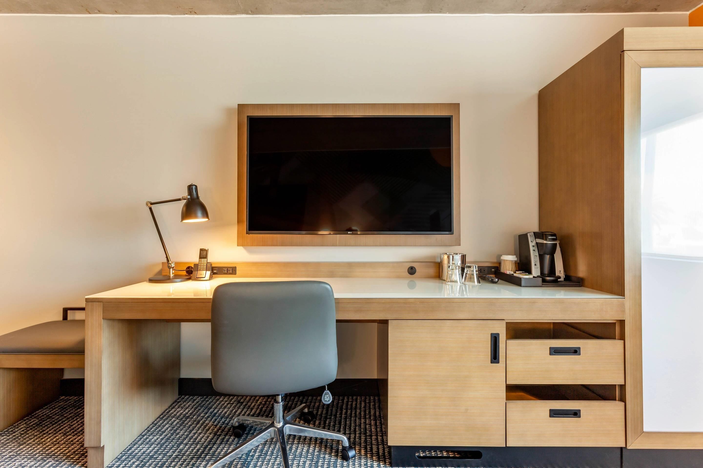 1 bedroom, hypo-allergenic bedding, in-room safe, desk