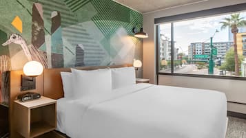 Habitación estándar, 1 cama King size, para no fumadores | Ropa de cama hipoalergénica y caja de seguridad en la habitación