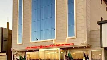 Majoituspaikan julkisivu