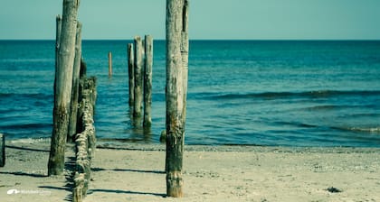 Strand und Meer direkt vor der Haustür, Hunde willkommen, FeWo Daiquiro