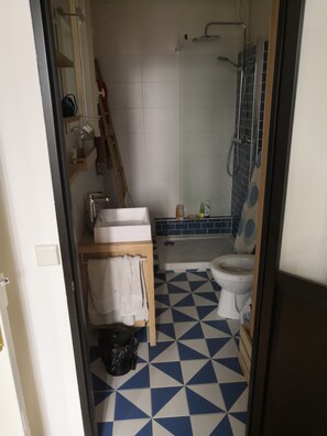 Hair dryer, toilet paper - Appart 2 rooms 37m ² in front of Buttes Chaumont (Paris)