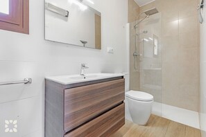 Een douche, een haardroger