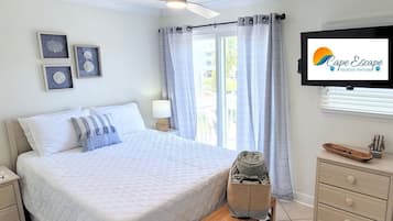 2 bedrooms, iron/ironing board, travel cot, WiFi