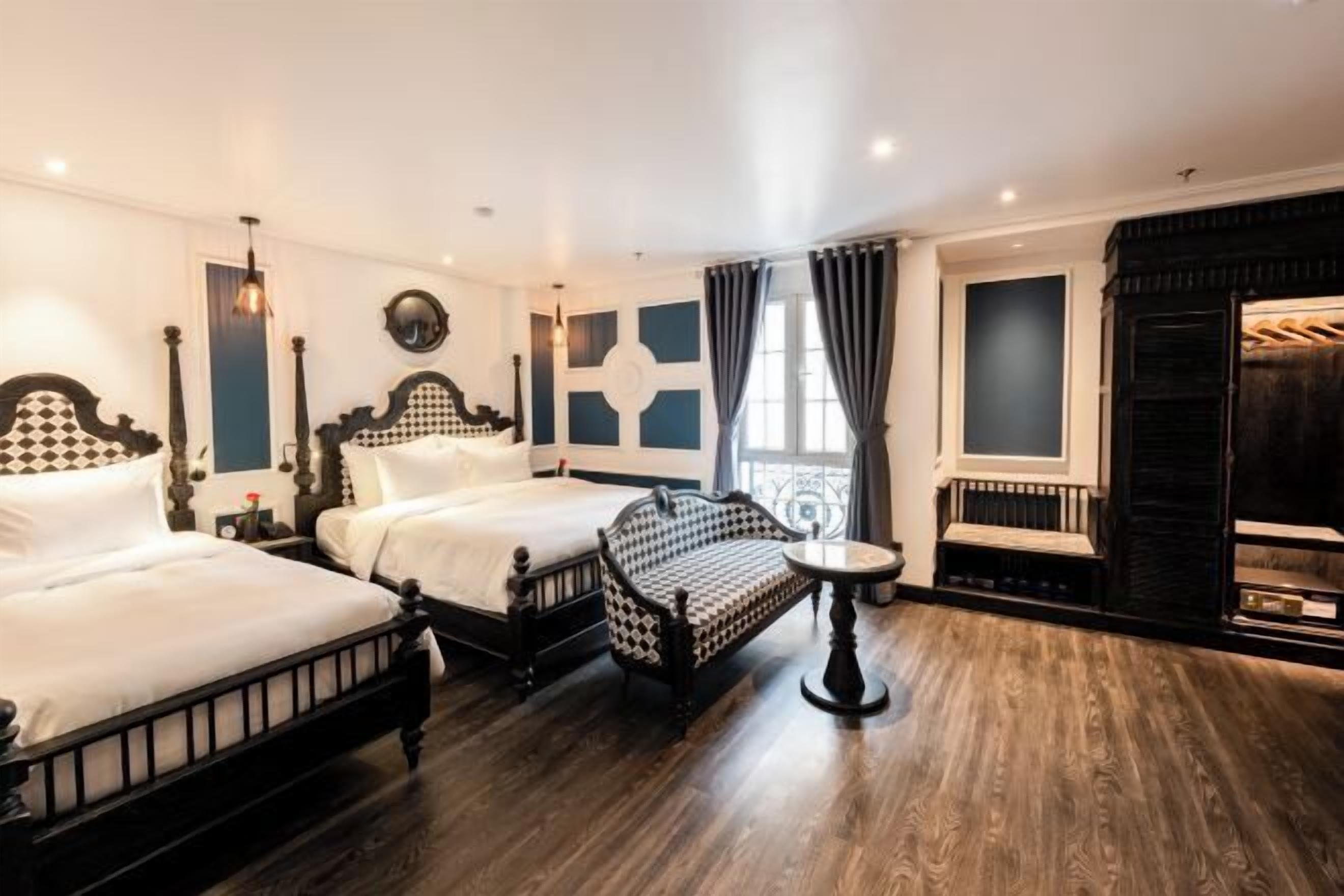 Minibar, in-room safe, desk, blackout drapes