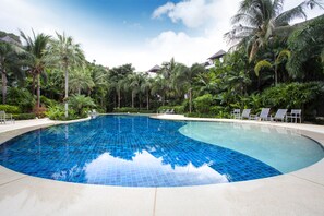 2 outdoor pools, open 7:00 AM to 8:00 PM, pool umbrellas, pool loungers - Bangtao Beach Garden by Rents In Phuket (Choeng Thale)