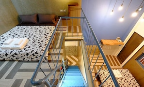 Premium bedding, down duvets, individually decorated