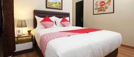 Kahden hengen deluxe-huone | Työpöytä, ilmainen Wi-Fi, vuodevaatteet