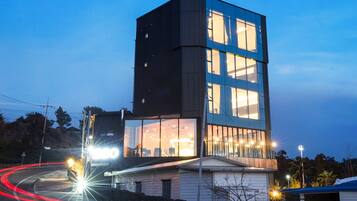 Front of property – evening/night