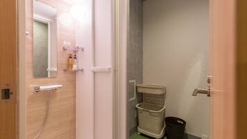 Hair dryer, slippers, electronic bidet, towels