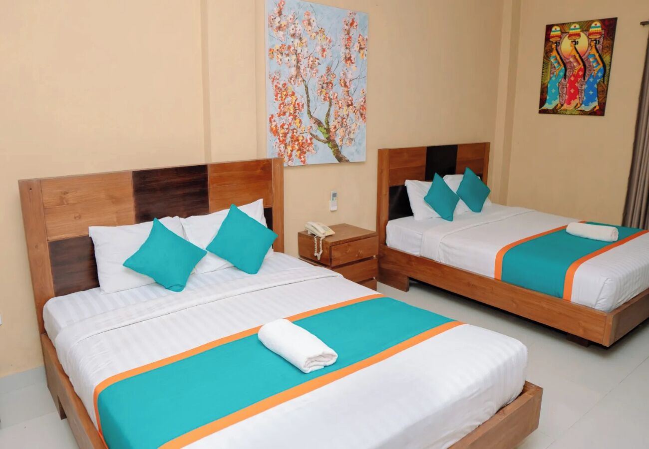 ห้องแฟมิลี่สวีท | โต๊ะทำงาน, Wi-Fi ฟรี, ผ้าปูที่นอน