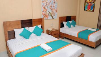 ห้องแฟมิลี่สวีท | โต๊ะทำงาน, Wi-Fi ฟรี, ผ้าปูที่นอน