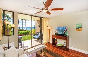 Smart TV, DVD player, stereo